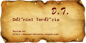 Dániel Terézia névjegykártya